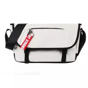 [하프클럽/]학생 중학생 어깨 가방 학생크로스백 메신저백 베이지