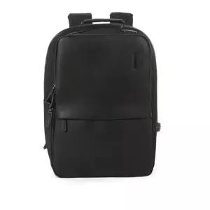 [하프클럽/]USB 여행 백팩 심플 스퀘어 모던한 가방 블랙