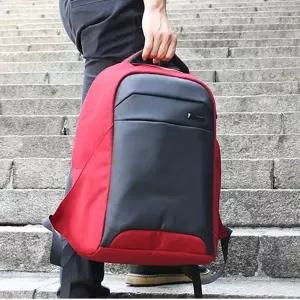 [하프클럽/]남자 백팩 스마트 노트북 패드 케이스 가방 USB 레드
