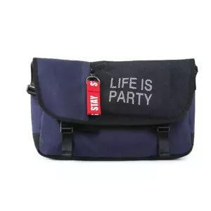 [하프클럽/]메신저백 학생 크로스백 보조 학원 가방 네이비