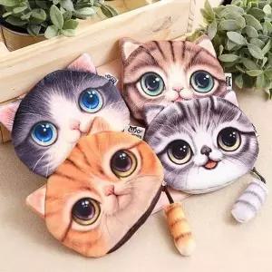 [하프클럽/]그레이OC 동전지갑 고양이 여성지갑 귀여운지갑 지갑