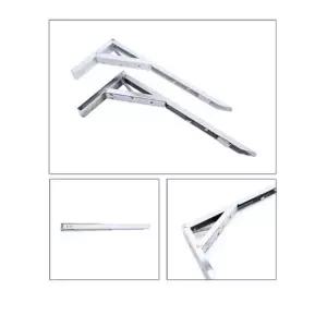[하프클럽/]DIY 접이식선반 백색 14in 신형 받침대 지지대