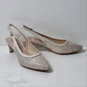 [탠디]미셸by탠디 TC01 여성 5cm 글리터 슬링백 펌프스 미들힐 하객룩 웨딩 구두 126014 (49419463)