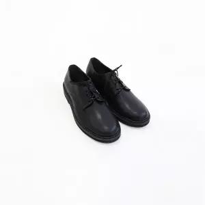 [하프클럽/] 남자 기본 블랙 무광 무지 더비슈즈 구두 1컬러