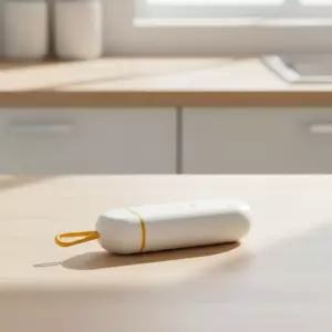 휴대용 알약 보관함 3칸 일일 영양제 소분 용기 실리콘 밀폐 약통 케이스