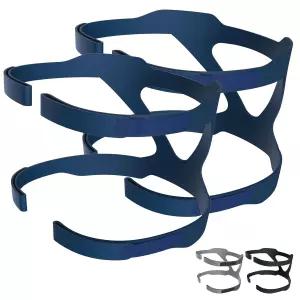 범용 CPAP 헤드기어 2팩 허스빈 교체용 헤드밴드 스트랩 대부분의 비강 안면 수면 무호흡증 마스크와 호환
