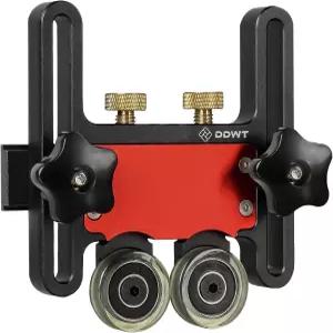 Sesyomr 업데이트된 테이블 톱 라우터 및 밴드 지그 가이드용 베어링 롤러 페더보드