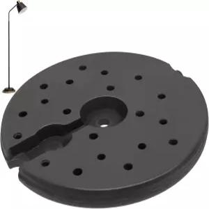 바닥 및 책상 램프를 위한 럭샤이니 헤비 듀티 무게 플라스틱 베이스와 다양한 스타일의 설치가 용이한