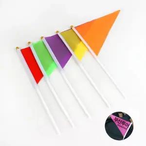 손깃발 색상깃발 응원깃발 DIY 삼각
