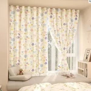 가리개 찍찍이 방식 커튼 창문 이중 탈부착 커텐