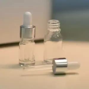 [셀러에이드]ksr 휴대용 투명 유리 스포이드 공병 용기 10ml