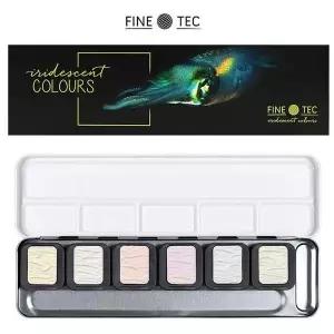 [알티피아]파인텍 수채물감 이리디센트 6색 (F5600) (팔레트 포함)
