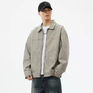 윈터솔져 빈티지 가을 남성 코트 숏 야상사파리 재킷 하이웨스트 데일리룩 점퍼 미조 상의 야상 워싱 KUK3