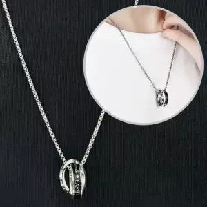 [라일리쥬얼리] Rly WL 심플 써지컬 롱 스틸 데일리 목걸이 남자