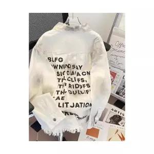 키체샵 남성 청자켓 워싱 데님 코트 봄 가을 나염 빈티지 HO3