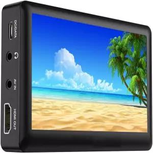 마이크로 SD USB 입력 RCA A/V HDMI 출력을 갖춘 휴대용 디지털 비디오 오디오 레코더 플레이어