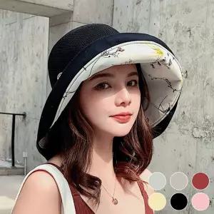 [센트럴몰]버킷햇 와이어 와이드챙 니트 데일리