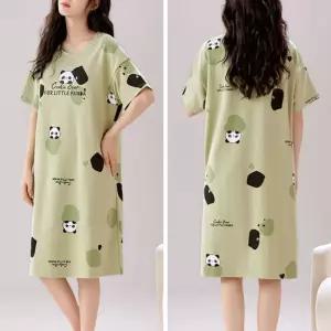 캡내장 롱원피스 잠옷 여름 [별별창고] 원피스