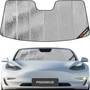 테슬라 모델 3 2018-2026 Y 2020-2025 올드 바디 스타일 커스텀 핏 전면 유리창 그늘막 - 아스트라가드용