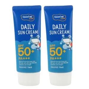 터치미 키즈 데일리 선크림 유아 저자극 썬크림 SPF50+PA+++ 60ml 2개