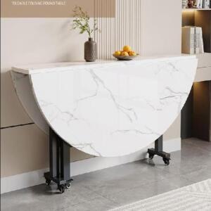 원형 접이식 테이블 빈티지 플라나 사이드 심플 대형 가정용