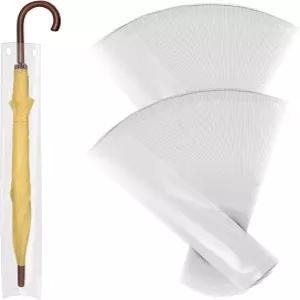 100개 우산 봉투 투명 비닐 레인백 일회용 방수 커버 교체 리필