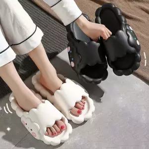 여성 귀여운 구름 슬리퍼 통굽 푹신 실내 사무실화 WON-WSE-WC9D83C