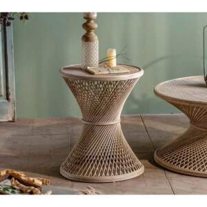 다용도 라탄테이블 테라스 커피숍 옥상 라탄 펜션