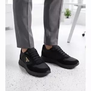 프라다 PRADA 프랙스 2.0 리나일론 스웨이드 스니커즈 2EE436 D7C F0002