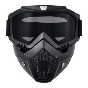 Motorcycle Face Mask Full Face Dirt Bike Goggles Motocross, ATV, Offroad, Riding Racing for Men Women