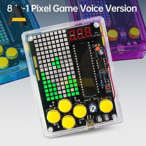 DIY 게임 키트 레트로 클래식 전자 생산 납땜 용접 트래닝 세트 스네이크 플레인 레이싱 미니 픽셀 콘솔