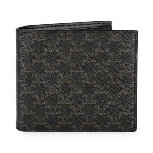 남성 트리오페 캔버스 코인 포켓 반지갑(블랙) 10C872BQB 38NO