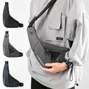 [하프클럽/]스포츠 캐주얼 남성 학생 삼각형 미니 크로스백 슬링백