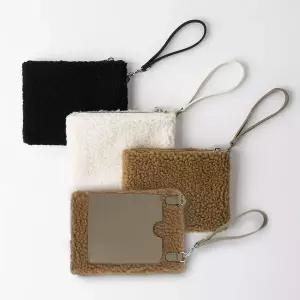 [하프클럽/]미니 양털 캐주얼 데일리 클러치백 크로스백 미니숄더