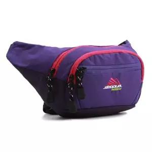 [하프클럽/]컬러 배색 힙색 허리 학생 크로스 가방 바이올렛