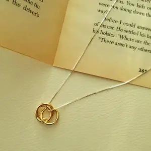 [하프클럽/]여자 금색 펜던트 데일리 링 시즌리스 목걸이