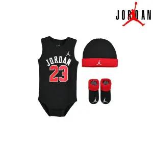 [국내매장판] 나이키 키즈 조던23 저지 바디수트 세트 블랙 6-12개월 N253UU808P 258822