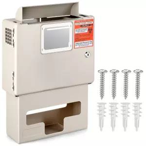 리펑 1개 샤프 컨테이너 시스템 월 마운트 잠금장치 글러브 박스 포함 5Qt