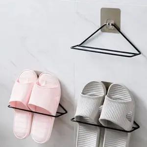 부착식 철제 실내화 걸이 신발정리 꽂이