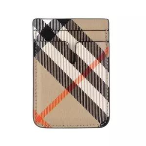 지갑 8104845 A2021 빈티지 체크 마그네틱 카드지갑