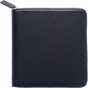 스토로지 B6 플래너용 모터 지퍼 가죽 커버(페블드 블랙)