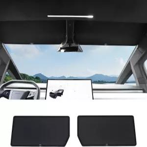 2026년형 사이버트럭 선쉐이드 윈드실드 선바이저 2024 테슬라 커스텀 핏 전면 유리창 열과 자외선 차단