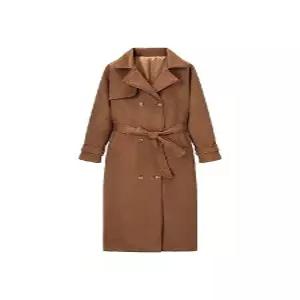 피로달 여자 롱 가을 트렌치 코트 더블 칼라 점퍼 HO3