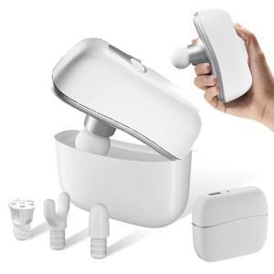 통합 디자인 미니 마사지 건 u2013 휴대용 딥 티슈 마사지기 지능형 압력 감지 브러시리스 모터 여행용으로 휴대하기 쉬운 원피스 타악기 근육 어머니의 날 선물