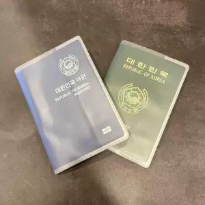 반투명 여권 방수커버 케이스 단체여행 여행사 단체 선물 여행사 부모님 신여권 구여권