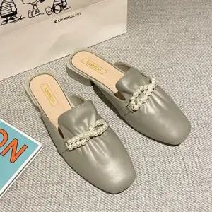 겨울 가을 편안한 뮬블로퍼 실내화 방한화 따뜻한 뮬