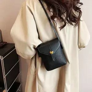 가방 백 미니백 핸드폰가방 가죽 블랙 레더 핸드폰 여행 미니백 핸드폰가방 미니가방