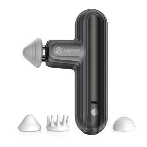 ABPBP 미니 마사지 건 포켓 사이즈 딥 티슈 휴대용 타악기 근육 편리하고 쉽고 실용적인 초소형 조용한 (다크 그레이)