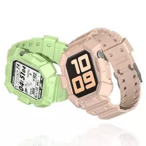 스마트 애플워치 젤리 컬러 스트랩 케이스