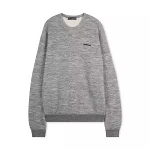 남성 로고 그라데이션 그레이 맨투맨